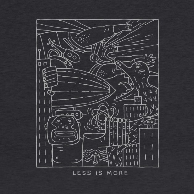 "less is more" movie lovers by croquis design